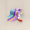 Colored glitter tape made of PVC material, 15mm wide and 10m long, for decoration of hand journal stickers Application Scenario